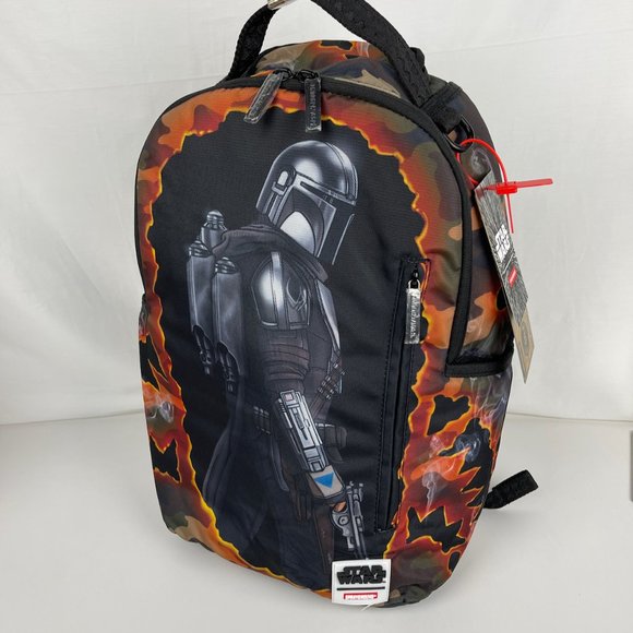 New Sprayground Star Wars Mandalorian Blowout Shark Backpack - Picture 2 of 10